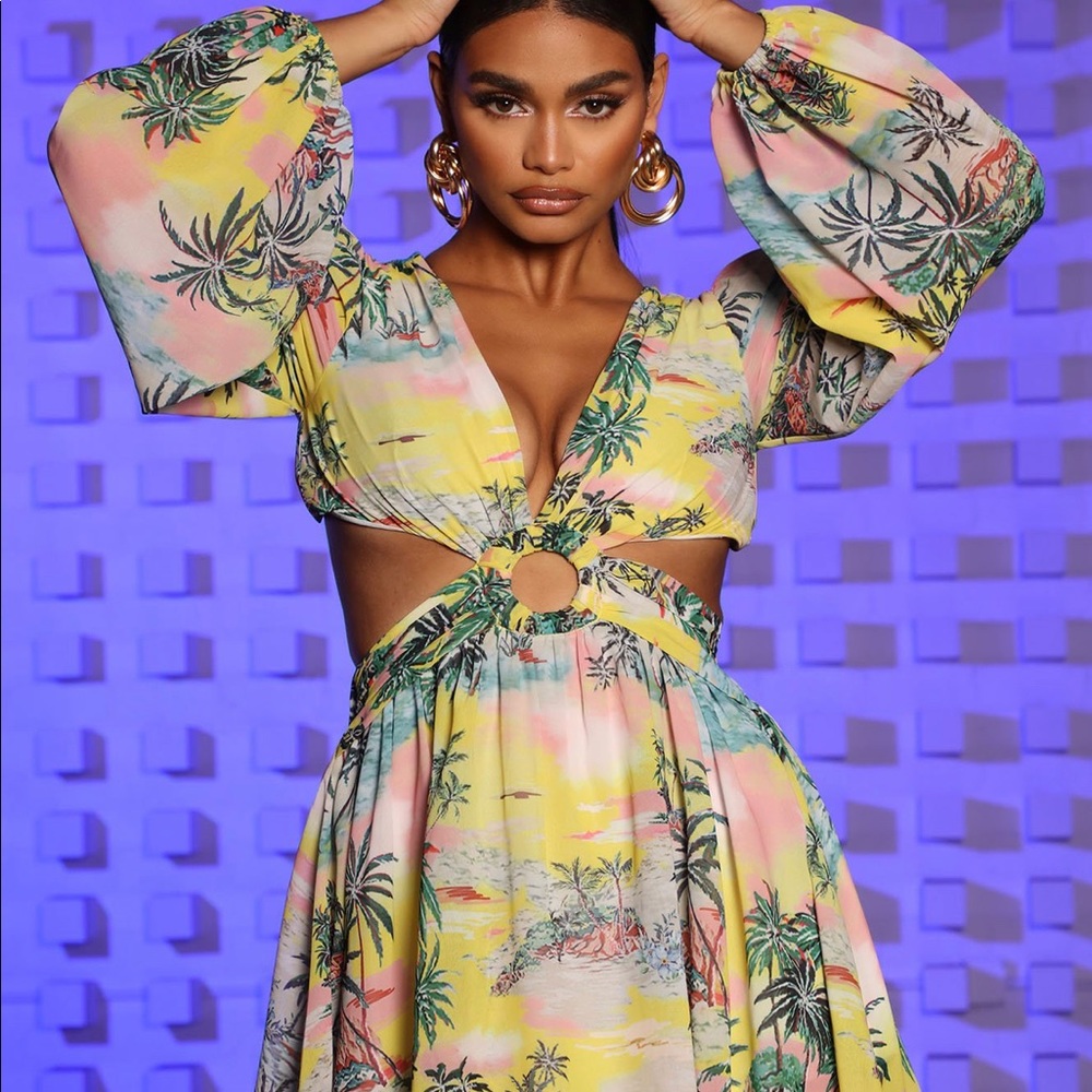 Cut Out Mini Dress